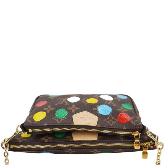 Louis Vuitton  LV×YK Multi Pochette Accessories Monogram Dot Canvas Shoulder Bag - Picture 6 of 16